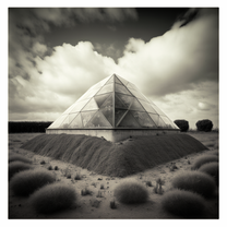 Calisto_photographie_dun_tumulus_en_verre_dans_une_plaine_avec__00bb327f-60f3-4ab0-9b74-7a