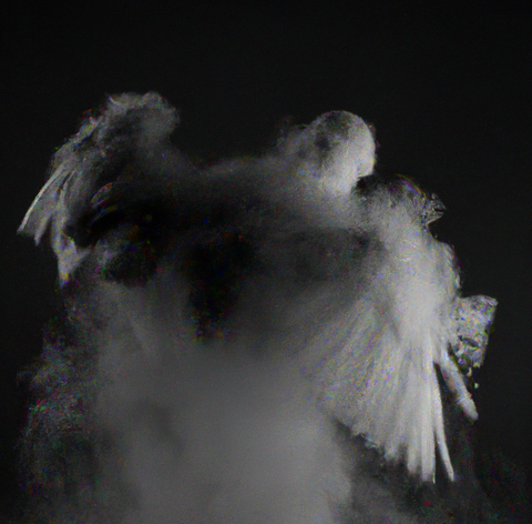 DALL·E 2022-12-11 10.28.25 - photographie studio noir et blanc d'un corps abstrait de créa