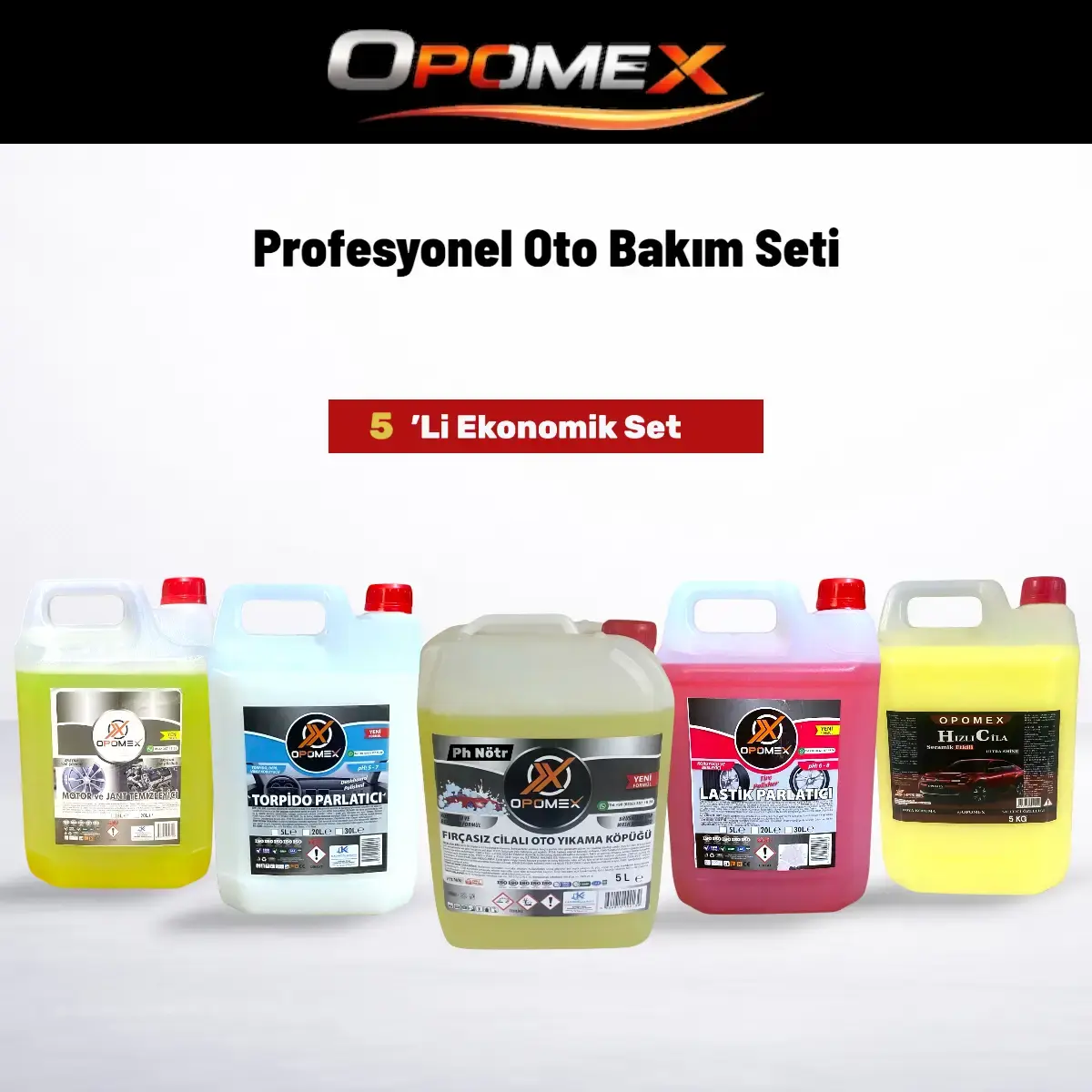 Profesyonel Ekonomik 5'li Set