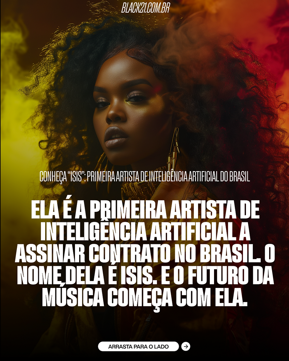ISIS, primeira artista de inteligencia artificial do brasil