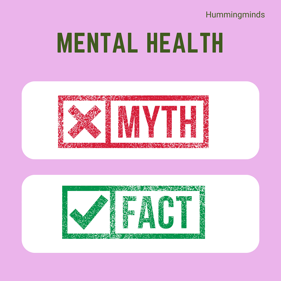 Myths and Facts - Surrounding Mental Health