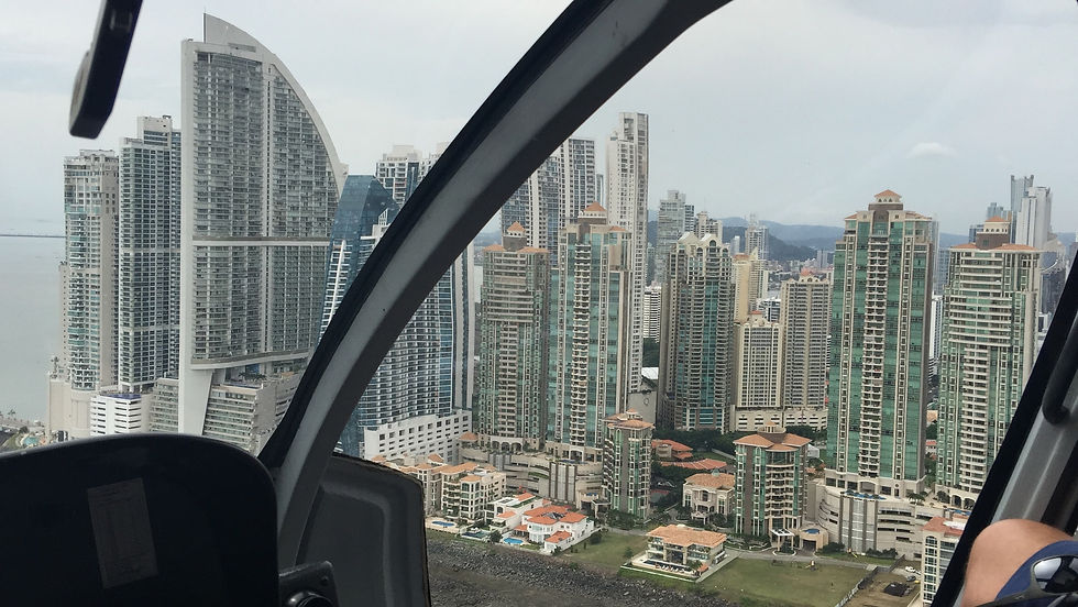 Helicopter tours in Panama