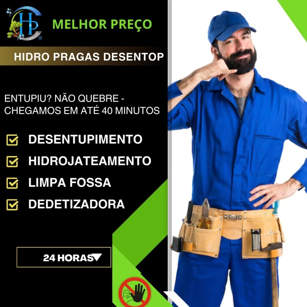dedetizadora e desentupidora 24h