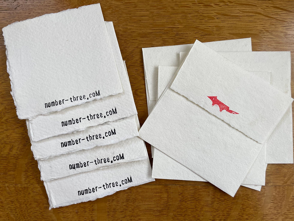 Thumbnail: Mini Fox in Forest 5 Pack - Scandi Inspired mini cards (blank inside)