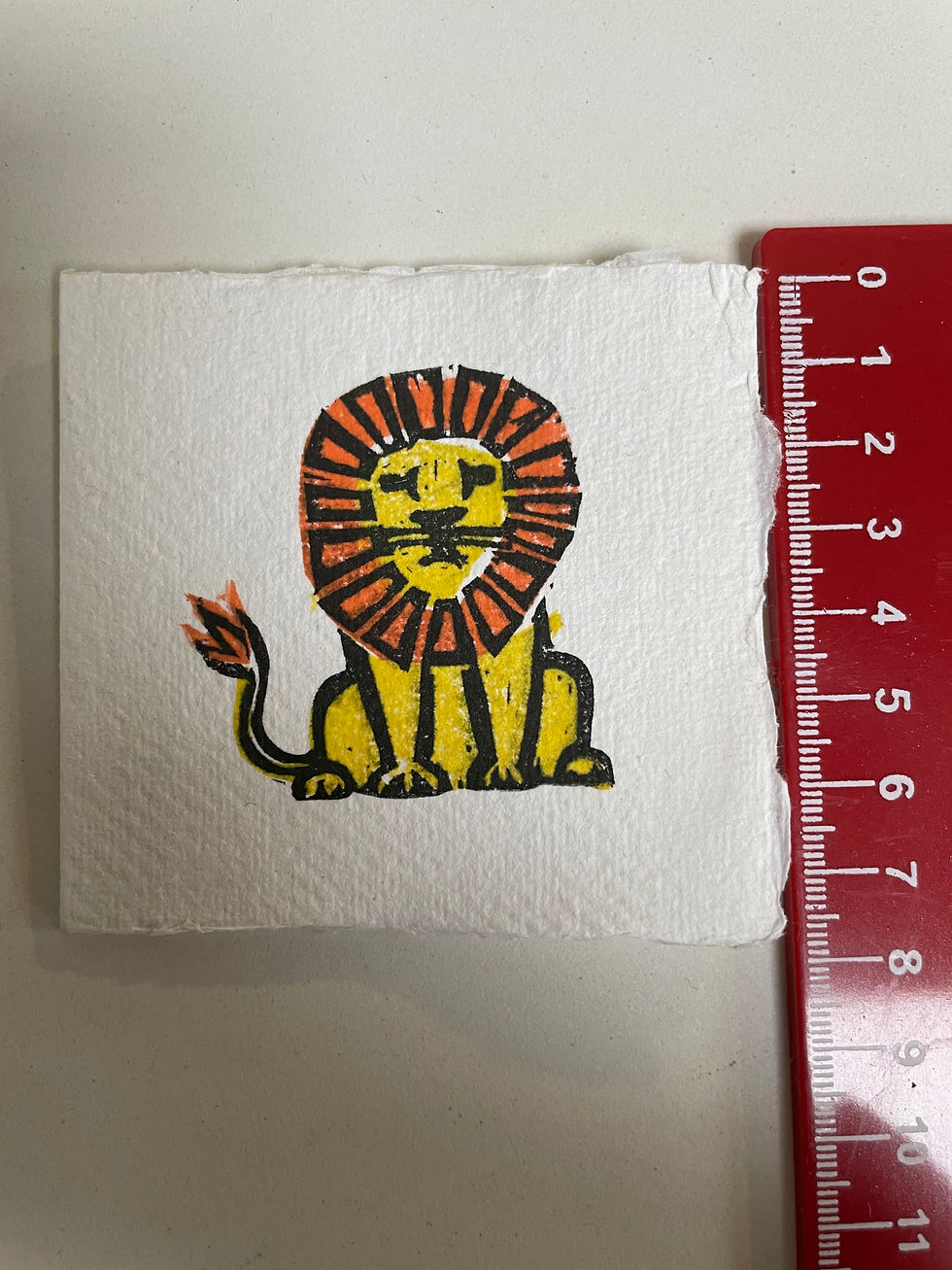 Thumbnail: Little Lion mini card