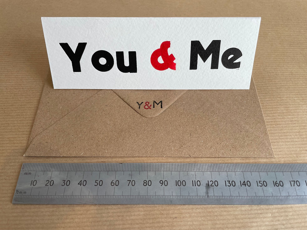 Thumbnail: You & Me Valentines Card or Anniversary Card