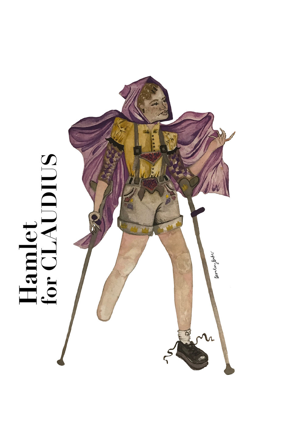 Costume design for Claudius.