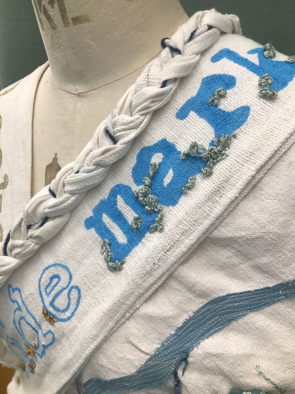 Detail: 'Saeflod' costume.