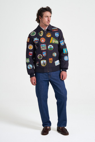 Travel Patch Bomber Jacket Stan