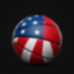 create an image of an american flag themed basketball..jpg