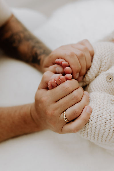 babyfotos mit papa und kind