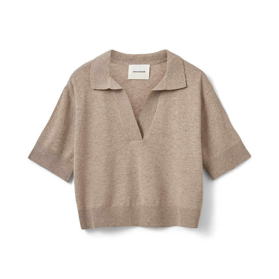 Sofie Schnoor AMALYSW BLOUSE - BROWN MELANGE