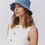 Miniaturbild: Prinz Berlin Cotton Bucket Hat Fringed Brim Denim
