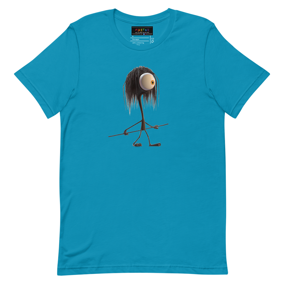 Thumbnail: 3D Stick Figure Unisex T-Shirt