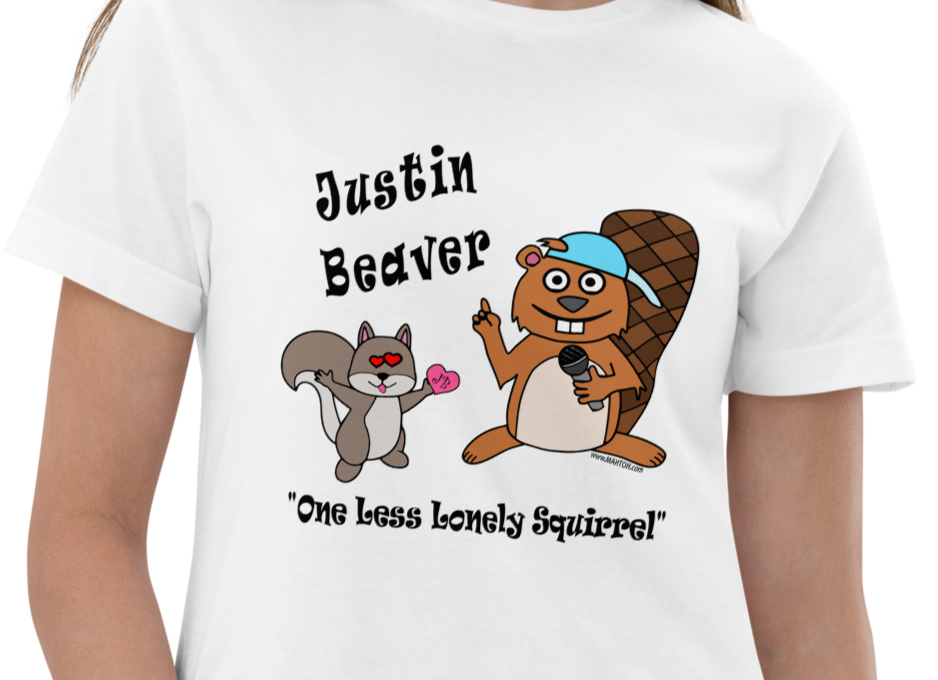 Justin Beaver Youth Jersey T-shirt