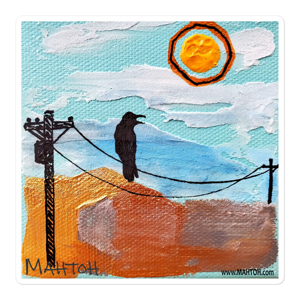 BOW Light Blue - Sticker