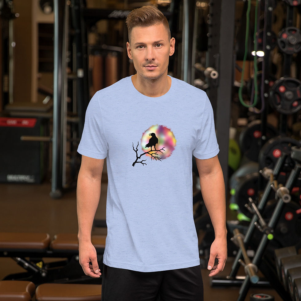 Thumbnail: Raven Moon Unisex T-Shirt