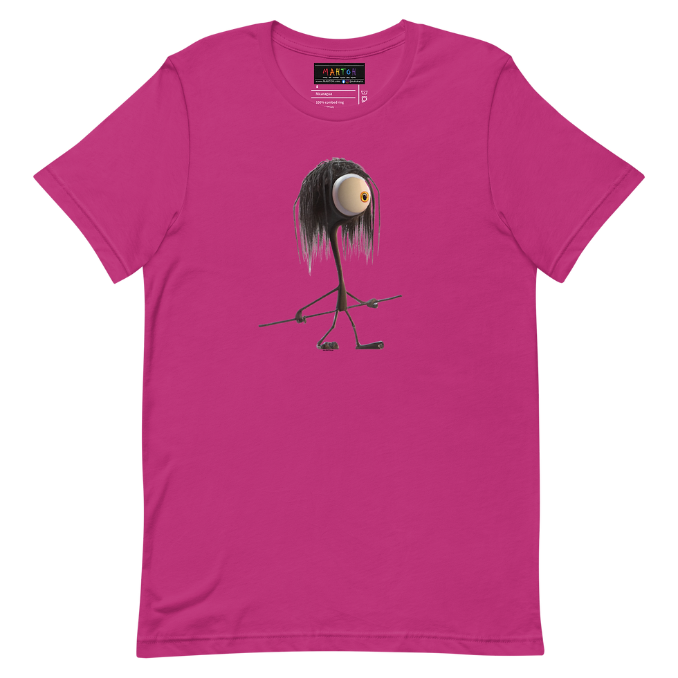 Thumbnail: 3D Stick Figure Unisex T-Shirt