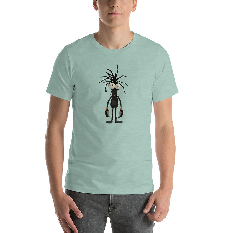 Thumbnail: 3D Stick Figure 2 Unisex T-Shirt