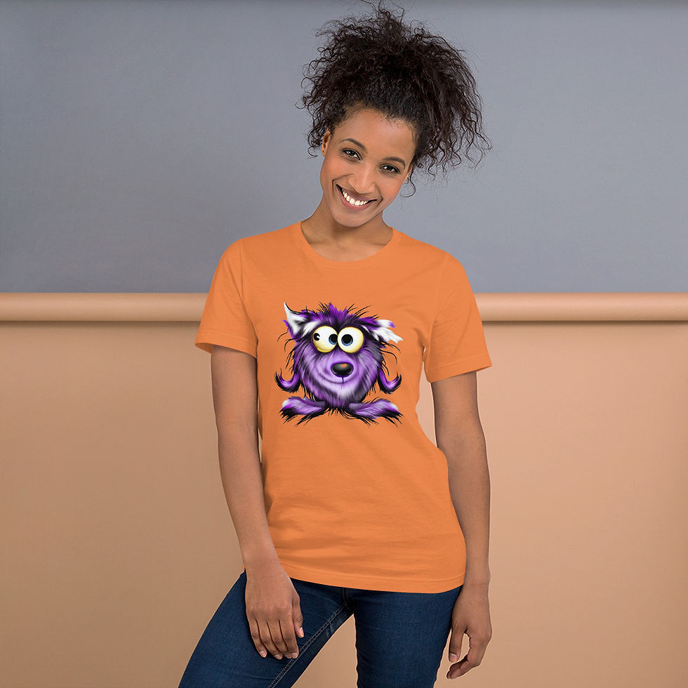 Thumbnail: Purple Monster Unisex T-Shirt