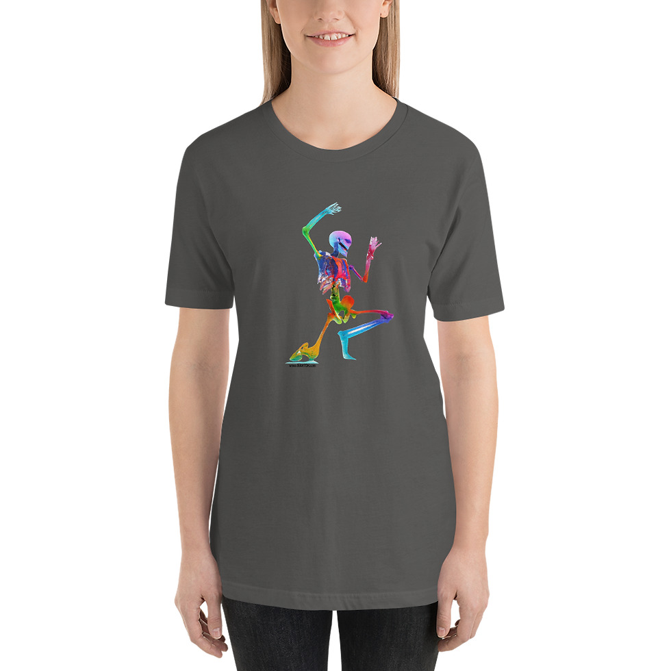 Thumbnail: Rainbow Skeleton Unisex T-Shirt