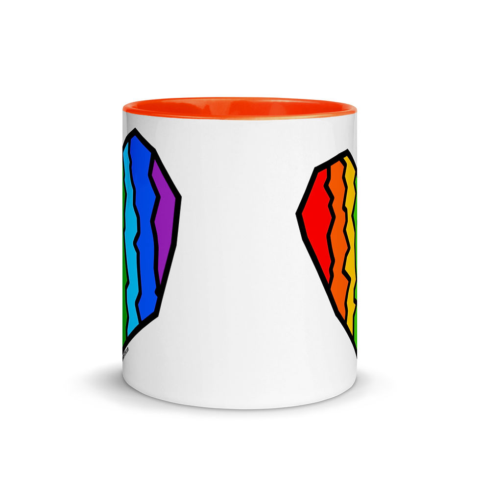 Thumbnail: Rainbow Heart Mug