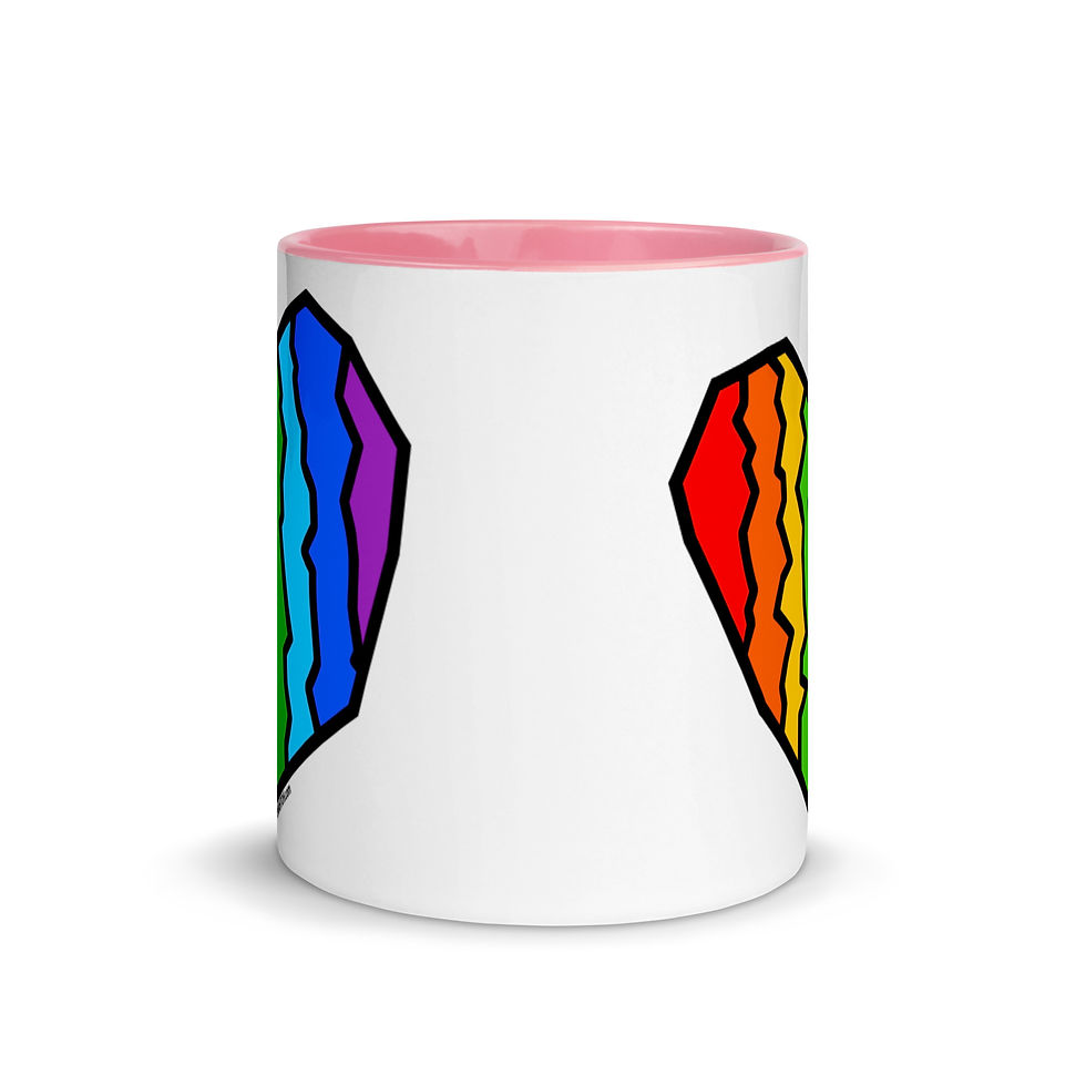 Thumbnail: Rainbow Heart Mug
