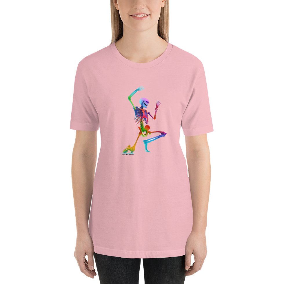 Thumbnail: Rainbow Skeleton Unisex T-Shirt