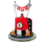 "Fast One" Custom Cake