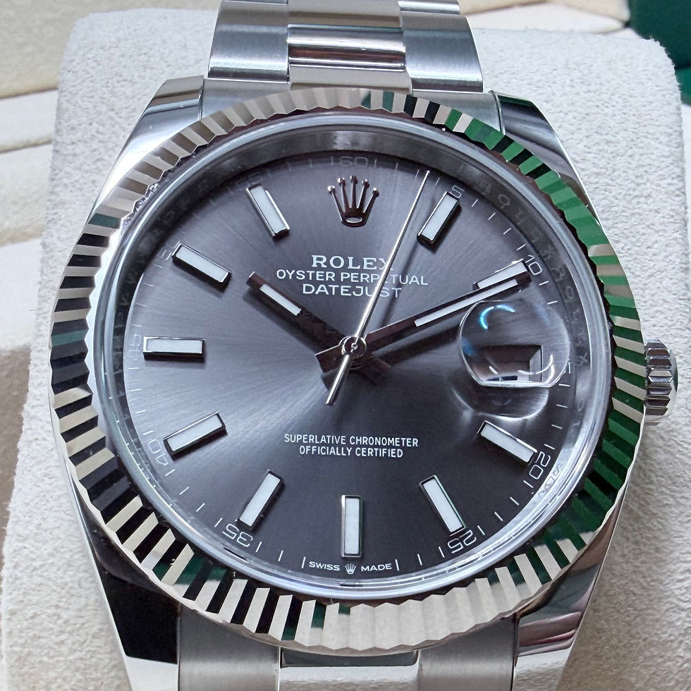 Thumbnail: 2025 Rolex DateJust 41 Slate dial Oyster bracelet Full set-126334