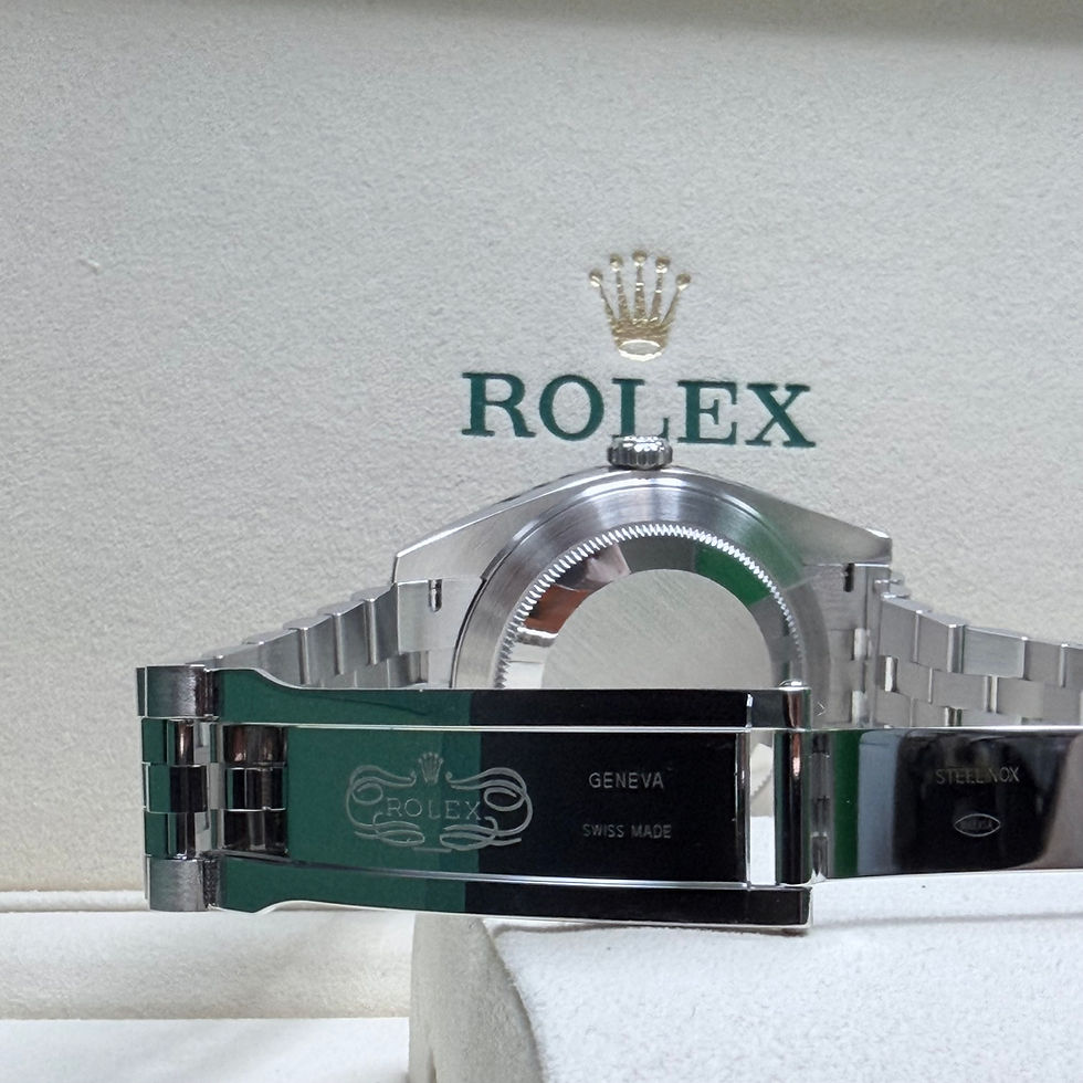 Thumbnail: 2025 Like New Rolex Datejust 41 Silver Dial Fluted on Jubilee Full Set
