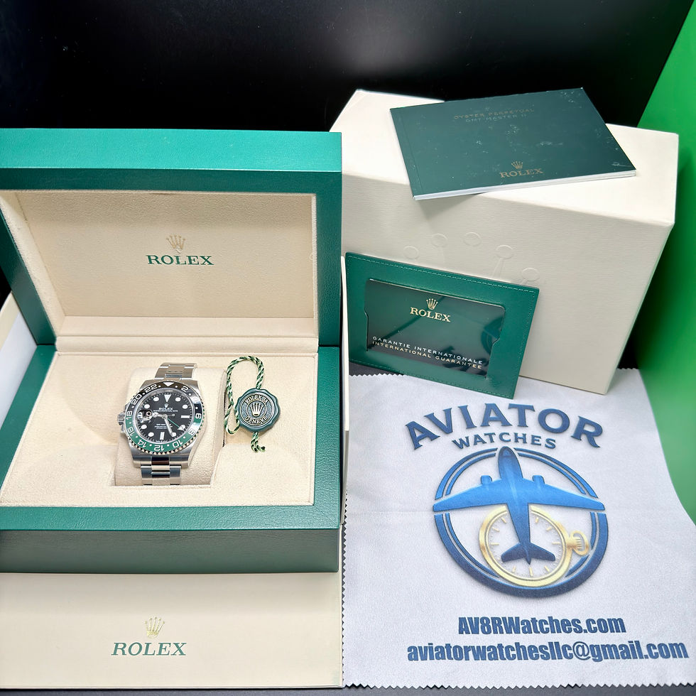 Thumbnail: 2023 Rolex GMT Master II “Sprite” Reference 126720VTNR Full Set