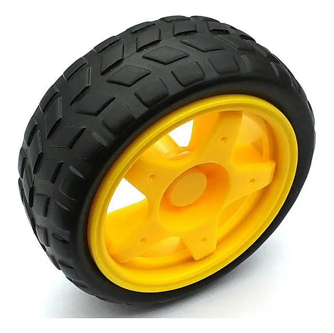 Rueda de 65 mm – Para robots y proyectos DIY