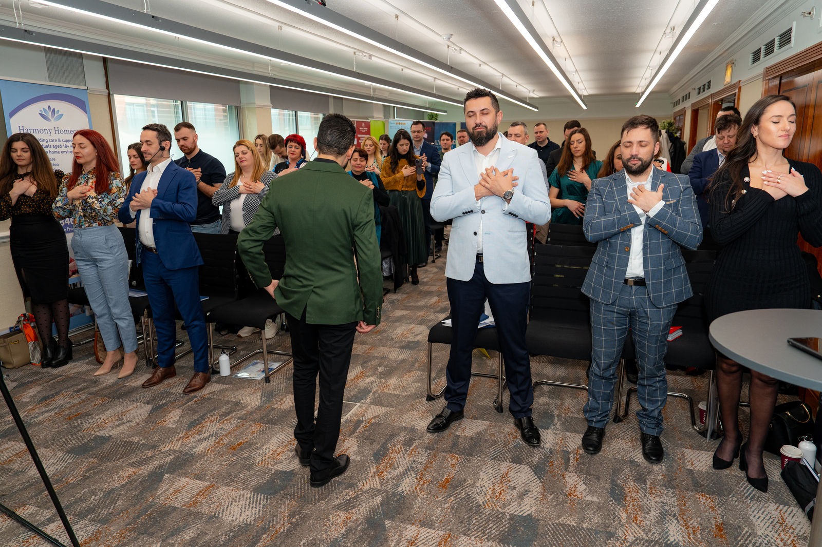 Sala în picioare la un eveniment GVM Coaching