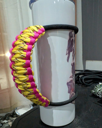 Paracord Tumbler Handle Creations From The H