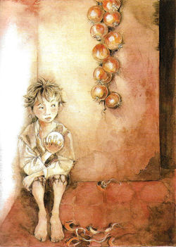 Lázaro y un clérigo