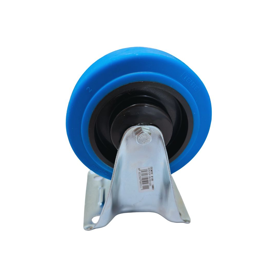 Rueda goma 5" base fija · fotografía 1