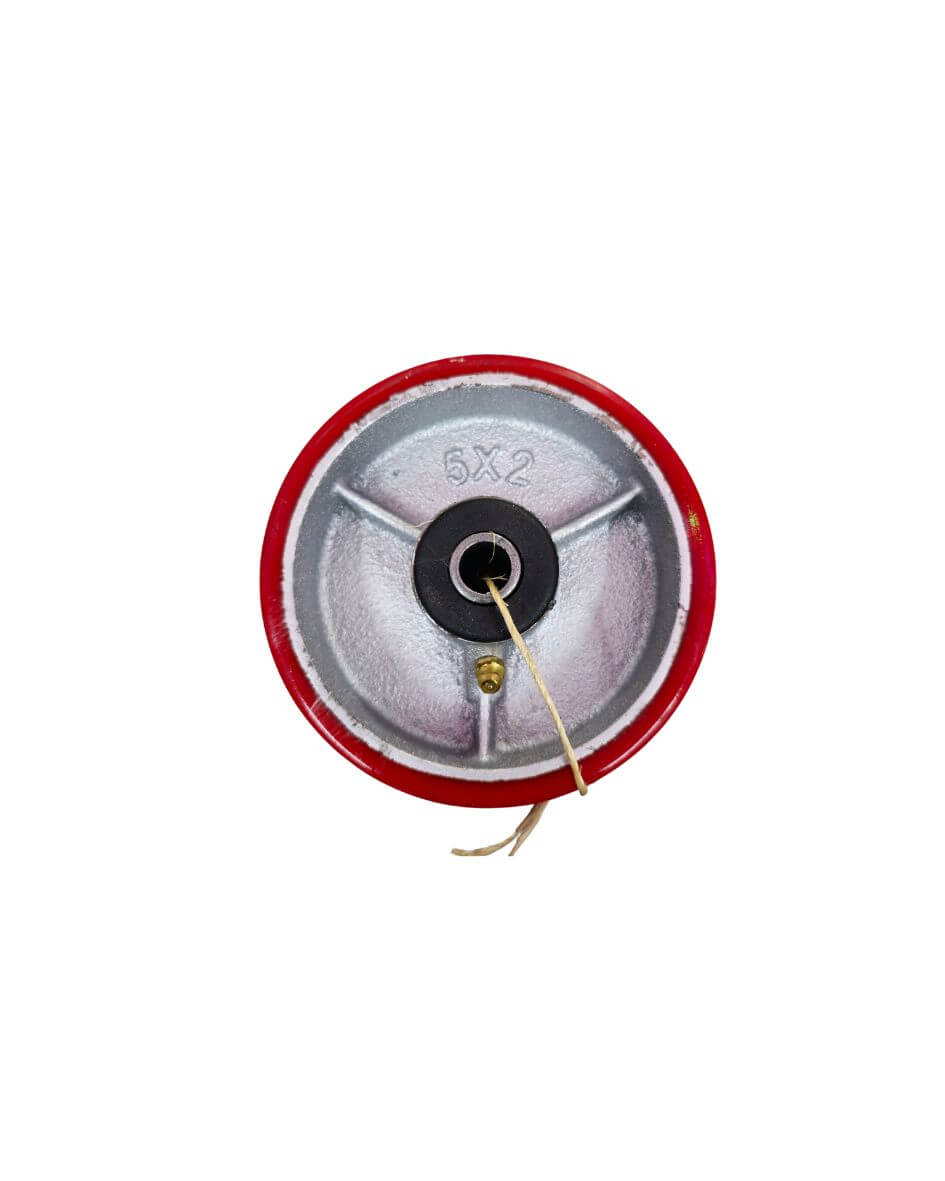 Rueda de Hierro con Poliuretano 5x2" suelta · fotografía 1