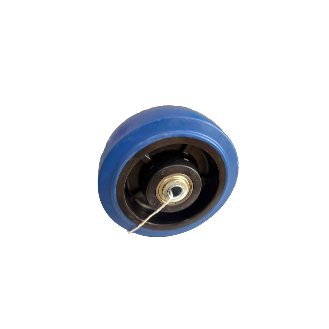 Rueda suelta de goma azul 6x2" · fotografía 1