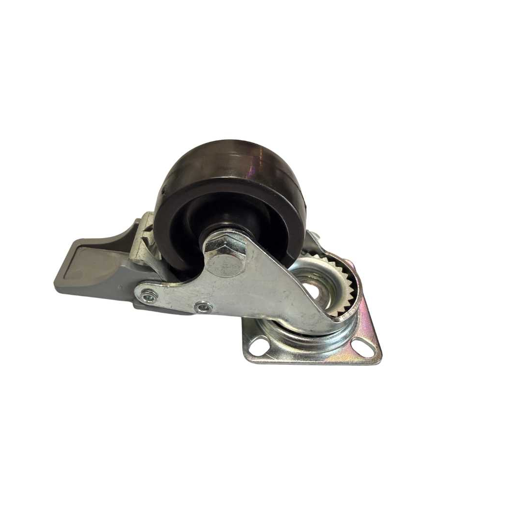 Ruedita de Nylon 40mm giratoria con freno · fotografía 1