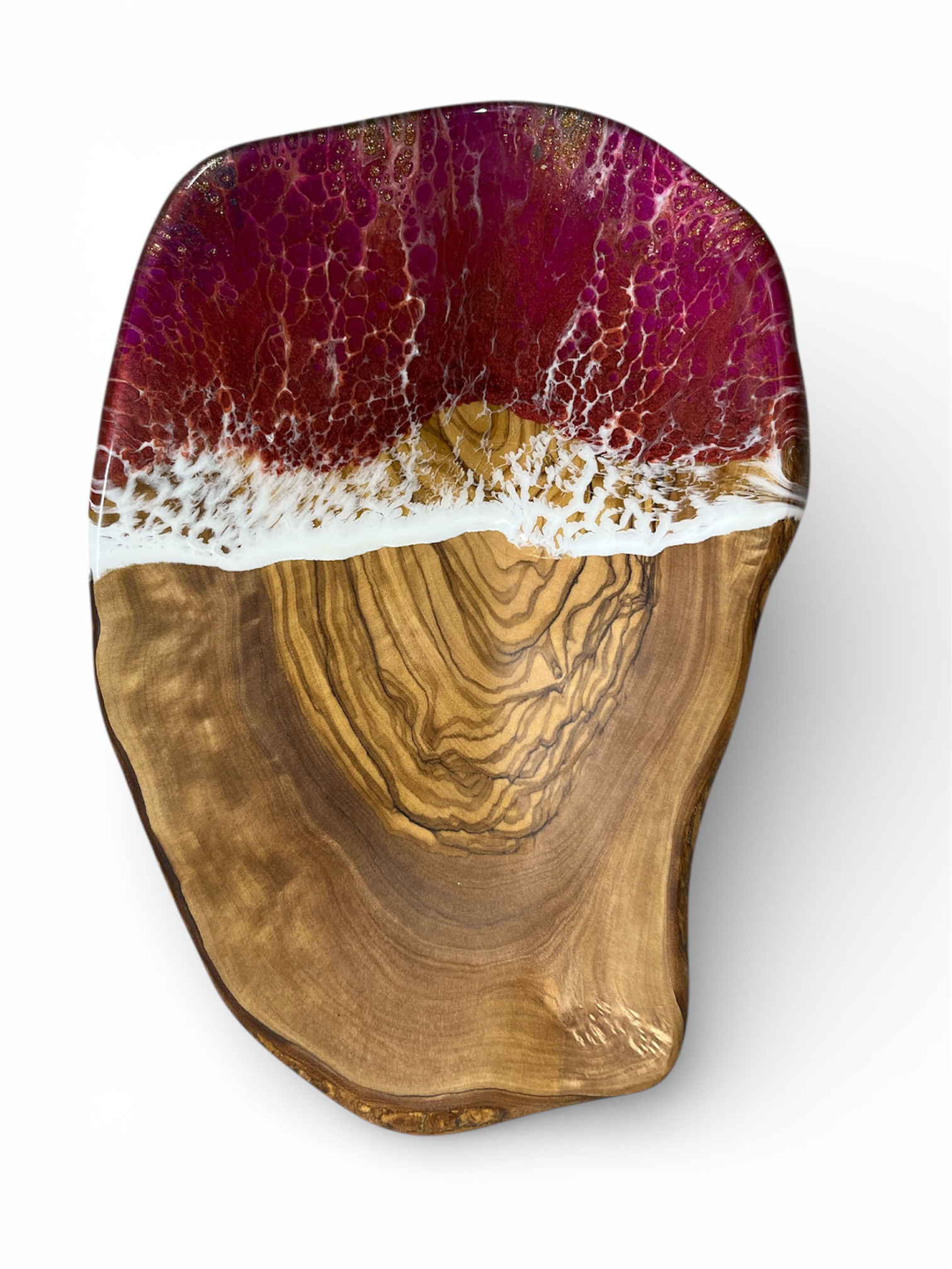 Olive Wood and Resin Mini Cheese Board