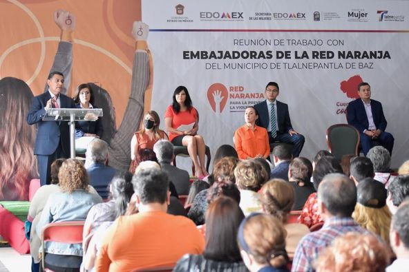 TLALNEPANTLA CAPACITA A EMBAJADORAS DE LA RED NARANJA PARA IMPULSAR LA CULTURA DE LA DENUNCIA