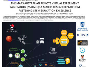 MARVEL poster presented at LPSC47