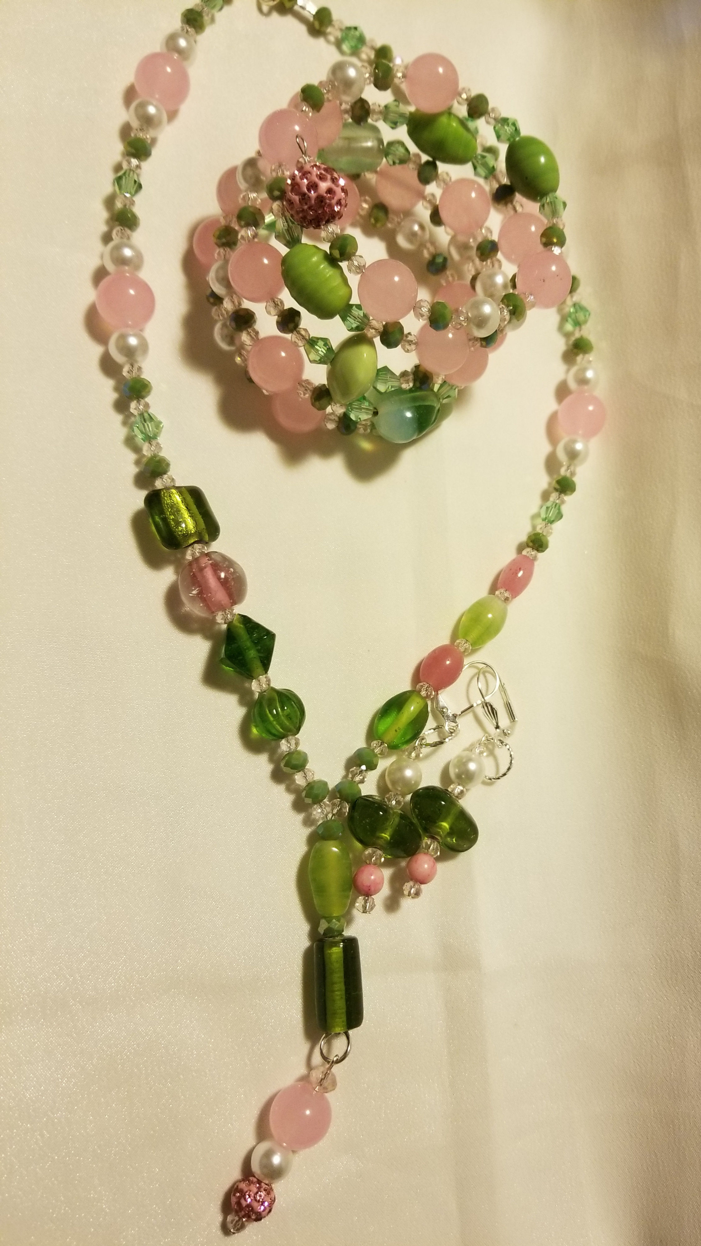 Shades of Pink and Green