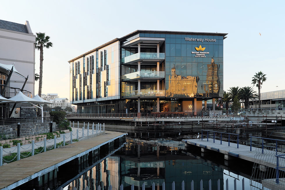 Smit Collective interior design company office is located at Waterway House, V&A Waterfront, Cape Town.