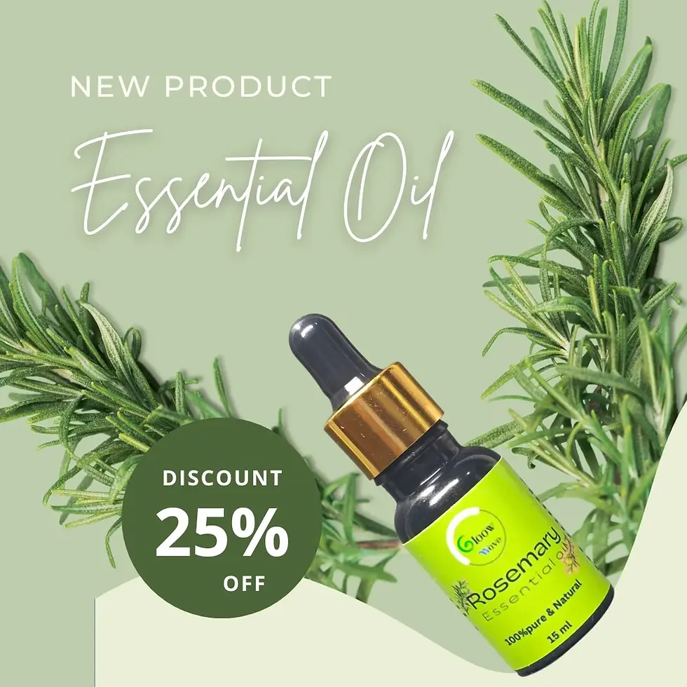 Rosemary essential oil by Gloowwave
