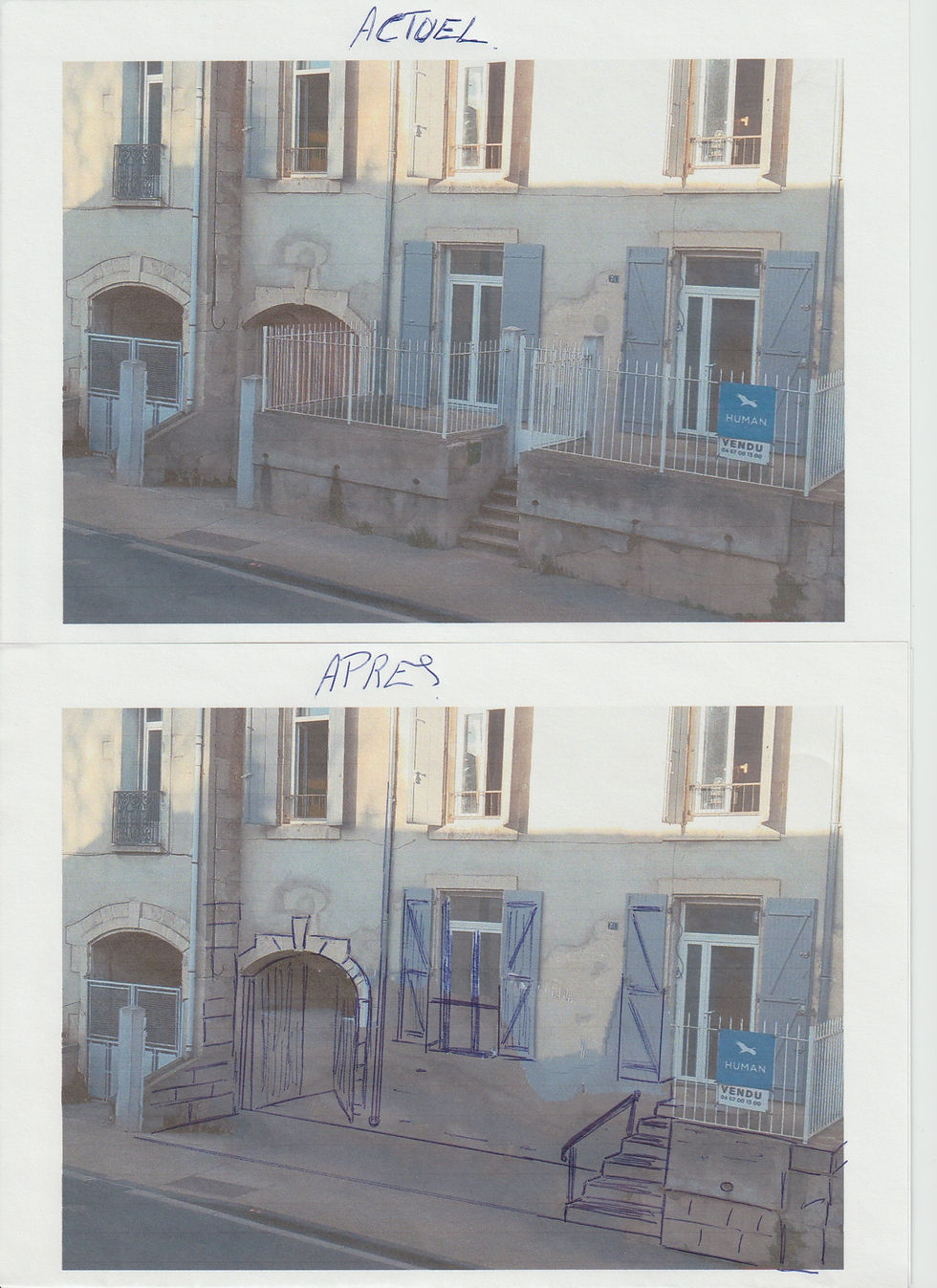 façade avant après travaux