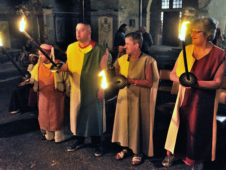 Les vacanciers d'Eveil et Partage au Château !