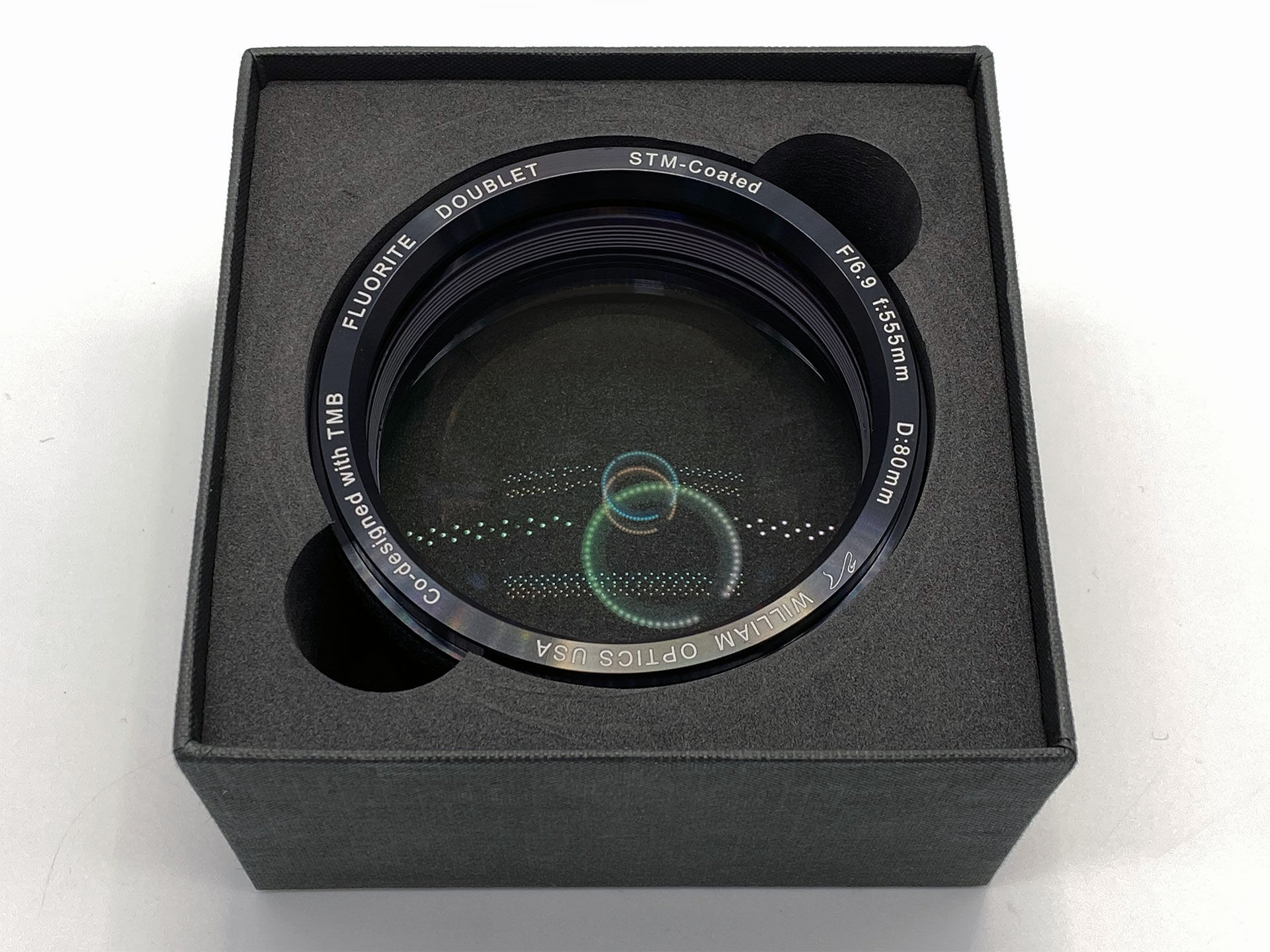 【中古品】WilliamOptics フローライトレンズ 80mm F/6.9