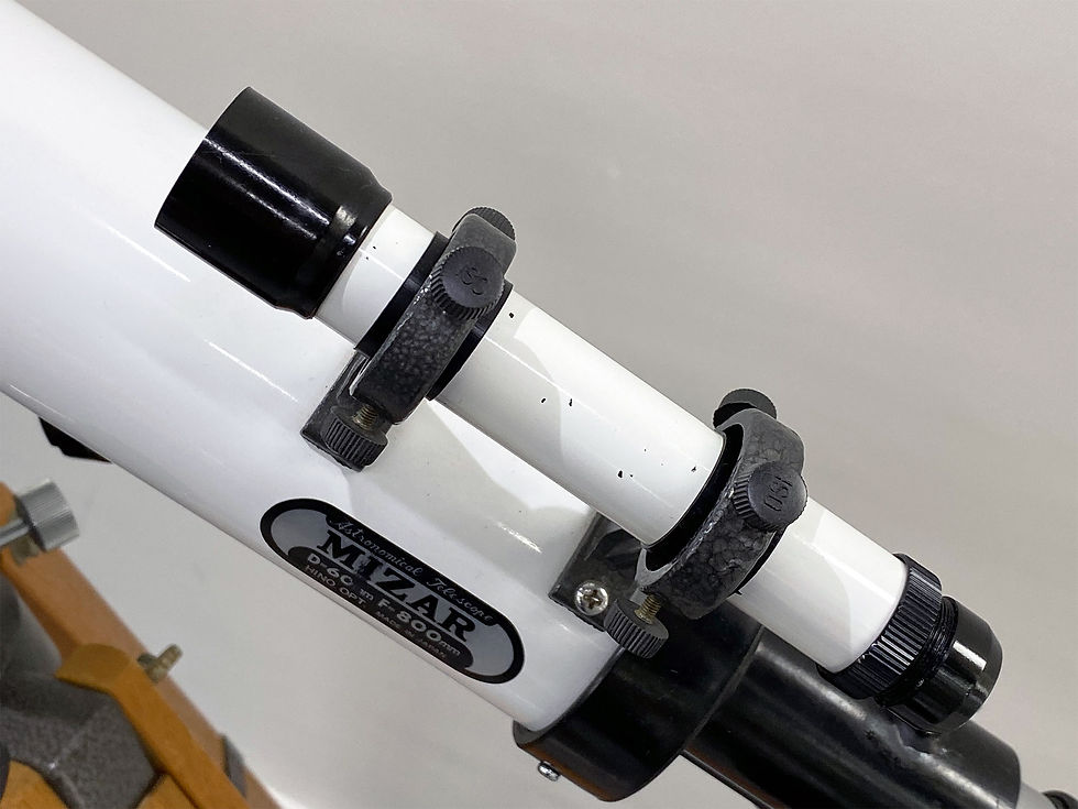 サムネイル： 【完売】【中古品】ミザール　K型経緯台 60mm屈折望遠鏡セット